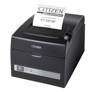 Citizen CT-S310II LAN, Dual-IF, 8 dots/mm (203 dpi), cutter, black [CTS310IIXEEBX]