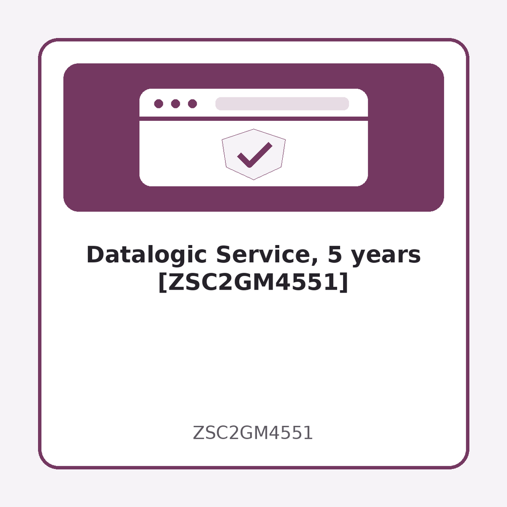 [ZSC2GM4551] Datalogic Service, 5 years [ZSC2GM4551]