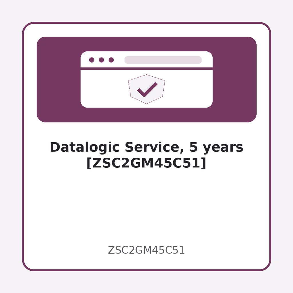 [ZSC2GM45C51] Datalogic Service, 5 years [ZSC2GM45C51]