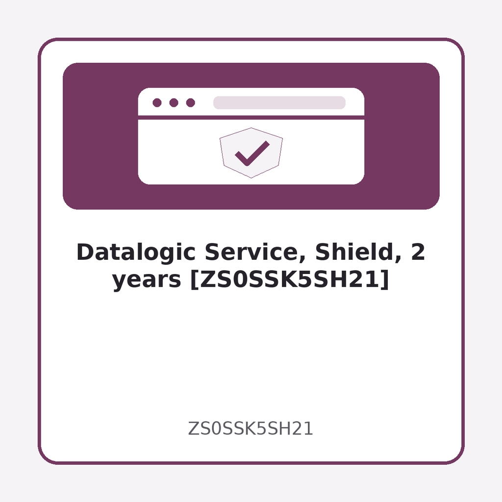 Datalogic Service, Shield, 2 years [ZS0SSK5SH21]