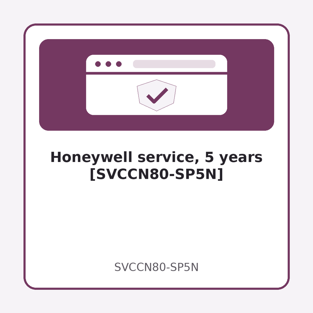 [SVCCN80-SP5N] Honeywell service, 5 years [SVCCN80-SP5N]