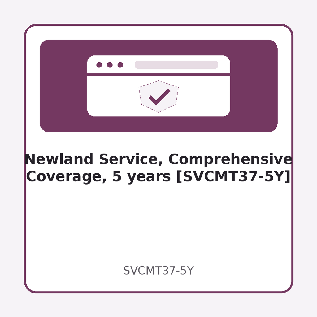 Newland Service, Comprehensive Coverage, 5 years [SVCMT37-5Y]
