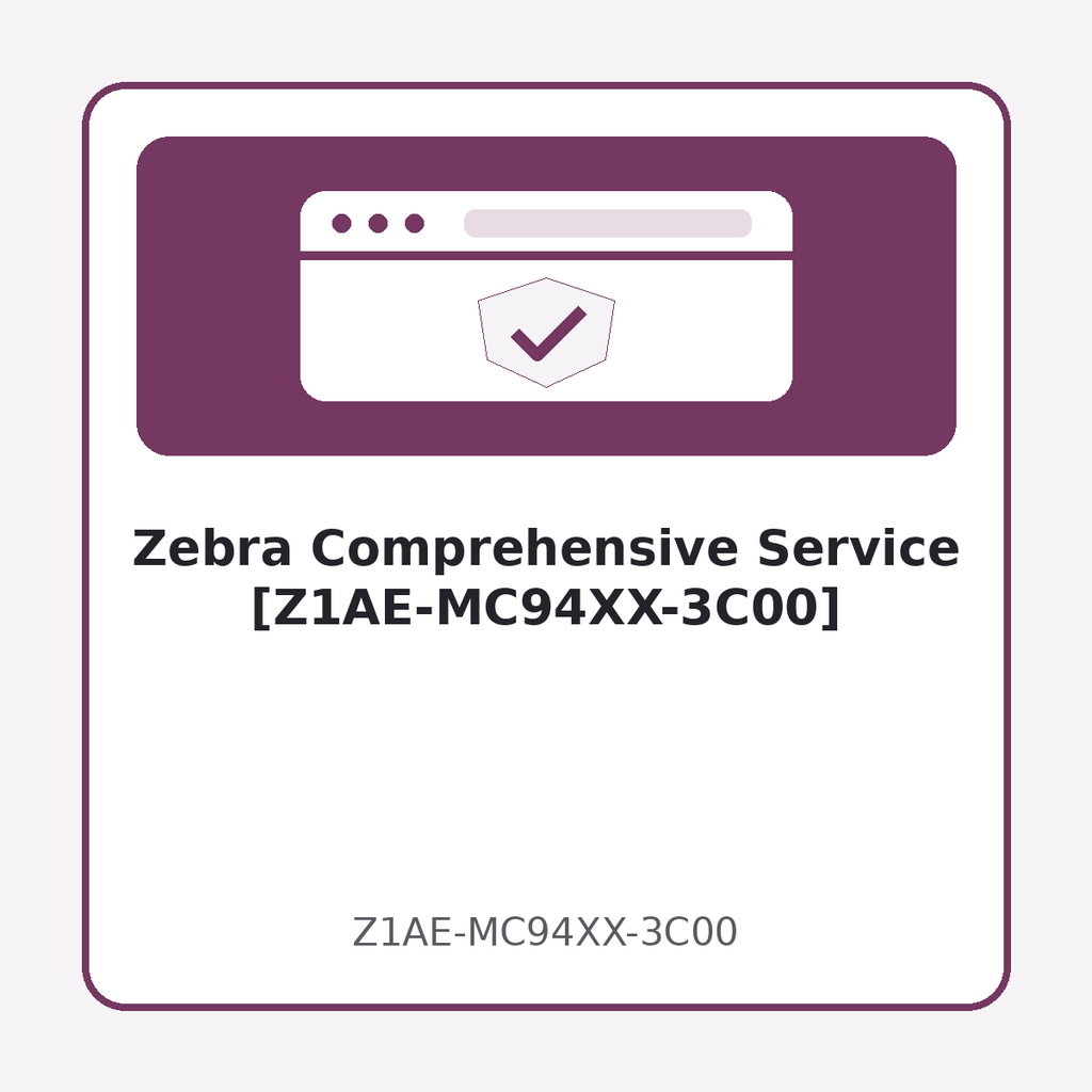 [Z1AE-MC94XX-3C00] Zebra Comprehensive Service [Z1AE-MC94XX-3C00]