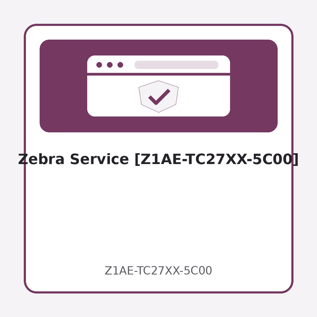 Zebra Service [Z1AE-TC27XX-5C00]