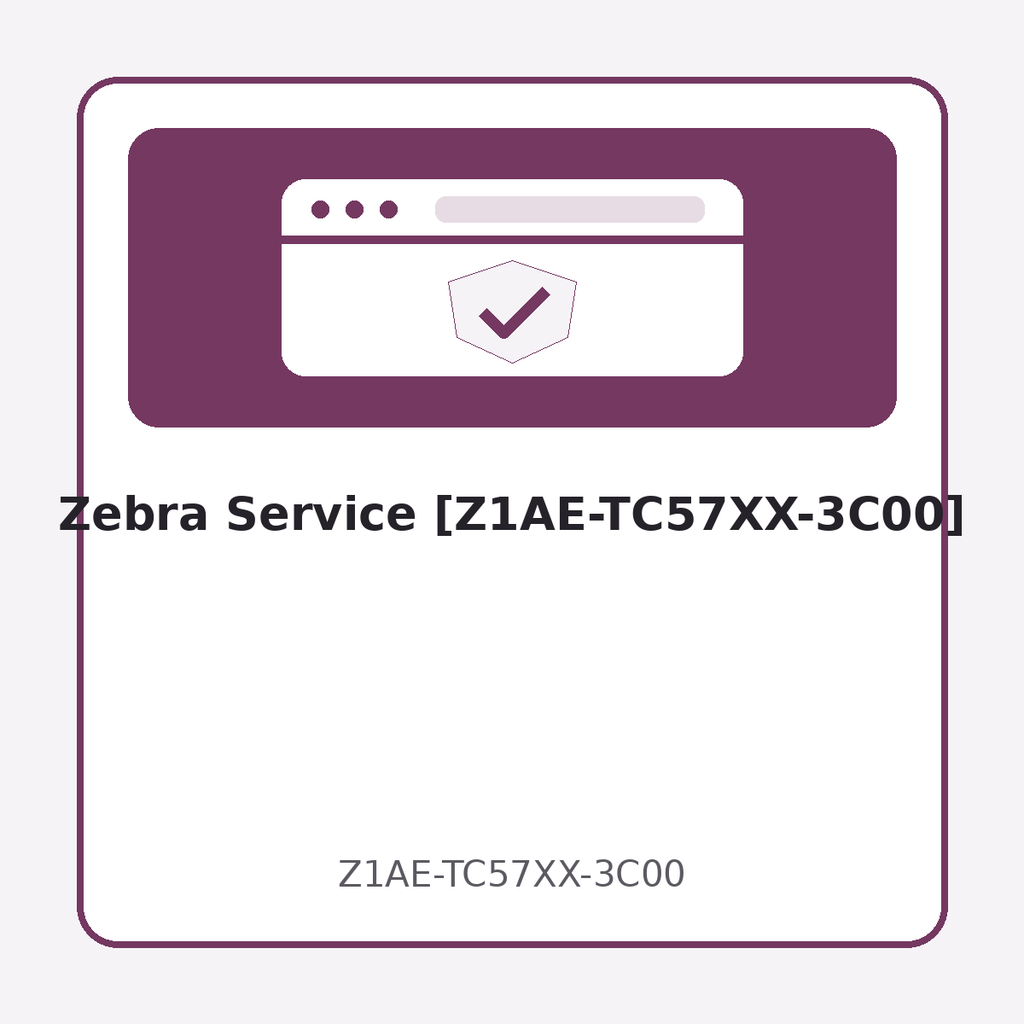 Zebra Service [Z1AE-TC57XX-3C00]