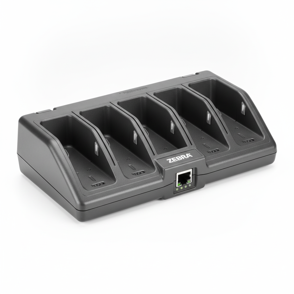 Zebra charging-/communication station, 5 slots, ethernet [CRD-MC33-5SETH-01]