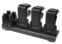 Zebra charging/communication station, 3 slots, ethernet [CRD3S4T-RFD49-UNIV-COM-1R]