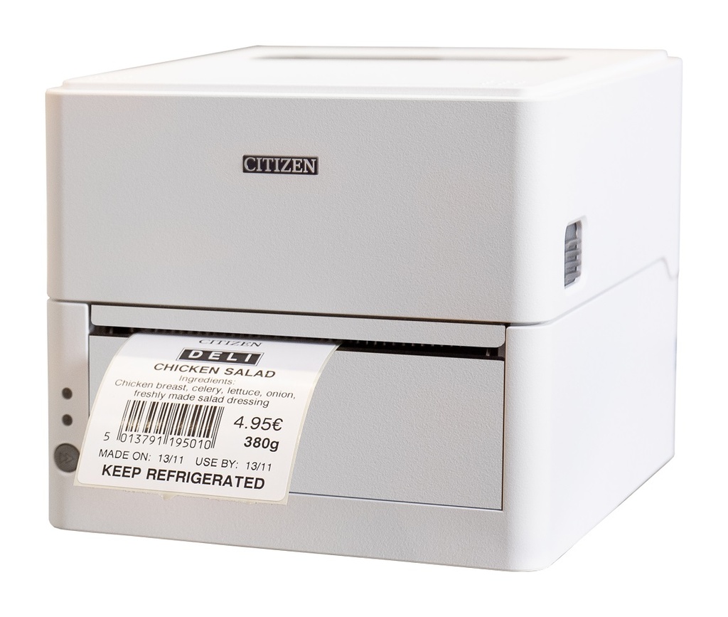 Citizen CL-H300SV, 8 dots/mm (203 dpi), USB, white [CLH300SVXEWNXXA]