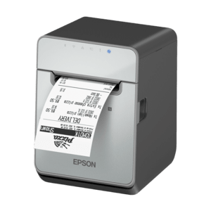 Epson TM-L100, 8 dots/mm (203 dpi), cutter, linerless, USB, Lightning, BT, Ethernet, black [C31CJ52121A0]