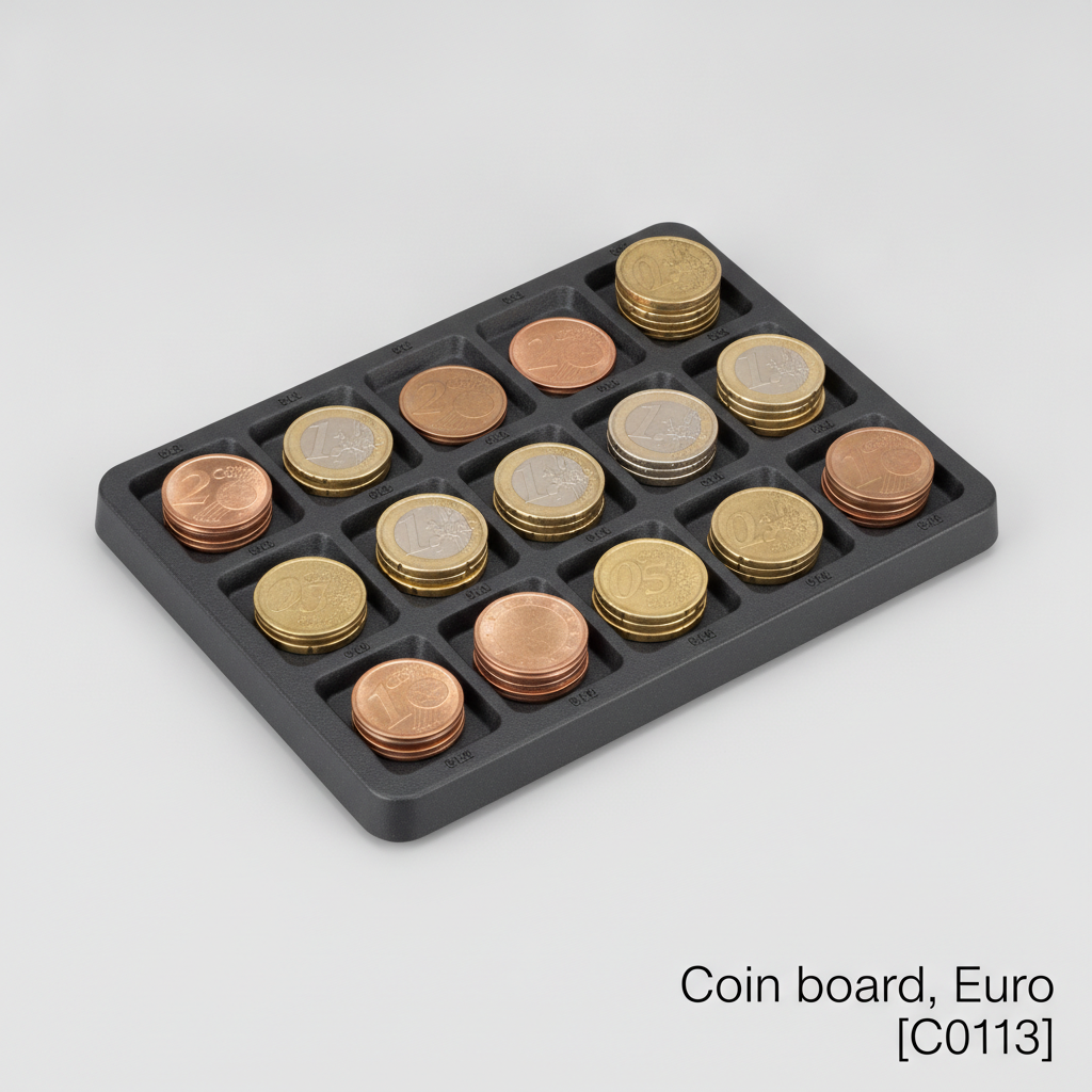 [C0113] Coin board, Euro [C0113]