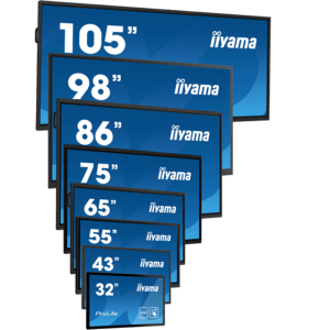 iiyama ProLite T6562AS-B1, 24/7, 164cm (64,6''), Projected Capacitive, 4K, black, Android [T6562AS-B1]