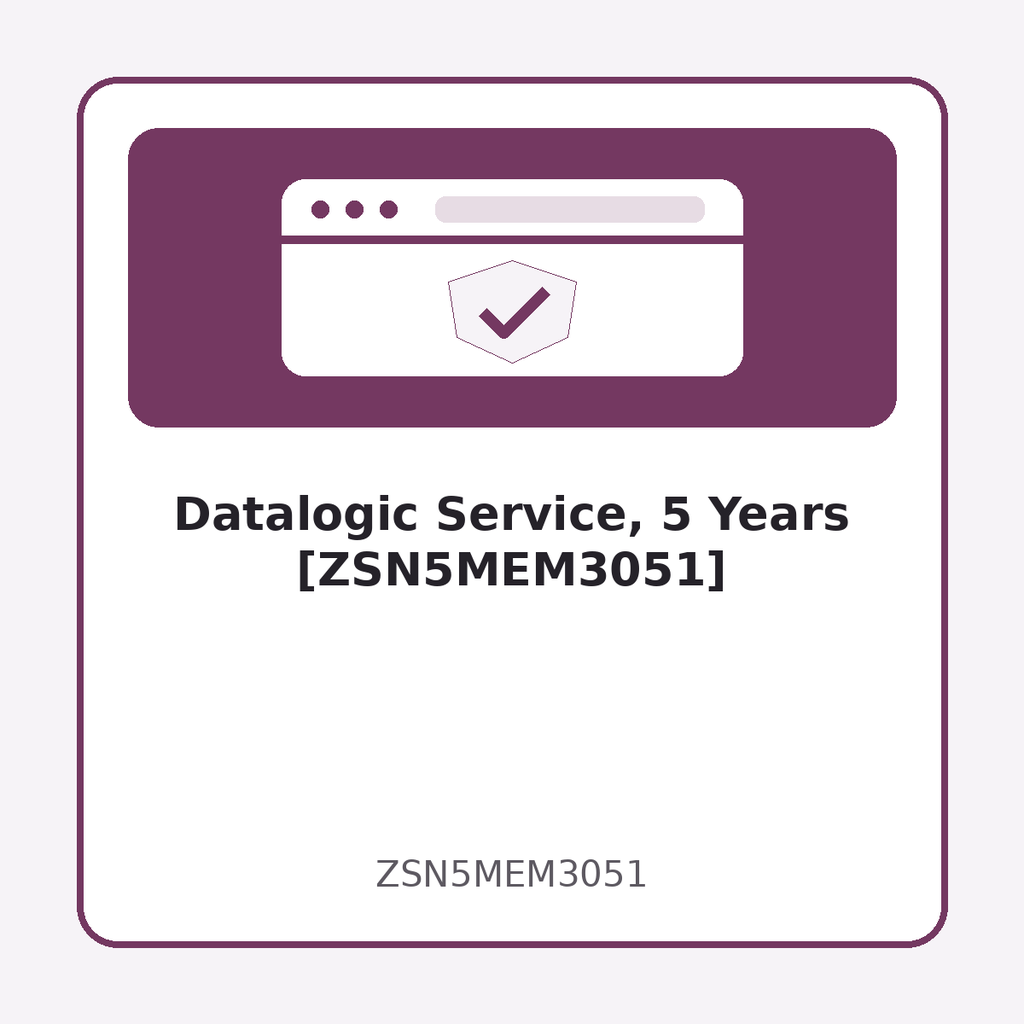 Datalogic Service, 5 Years [ZSN5MEM3051]