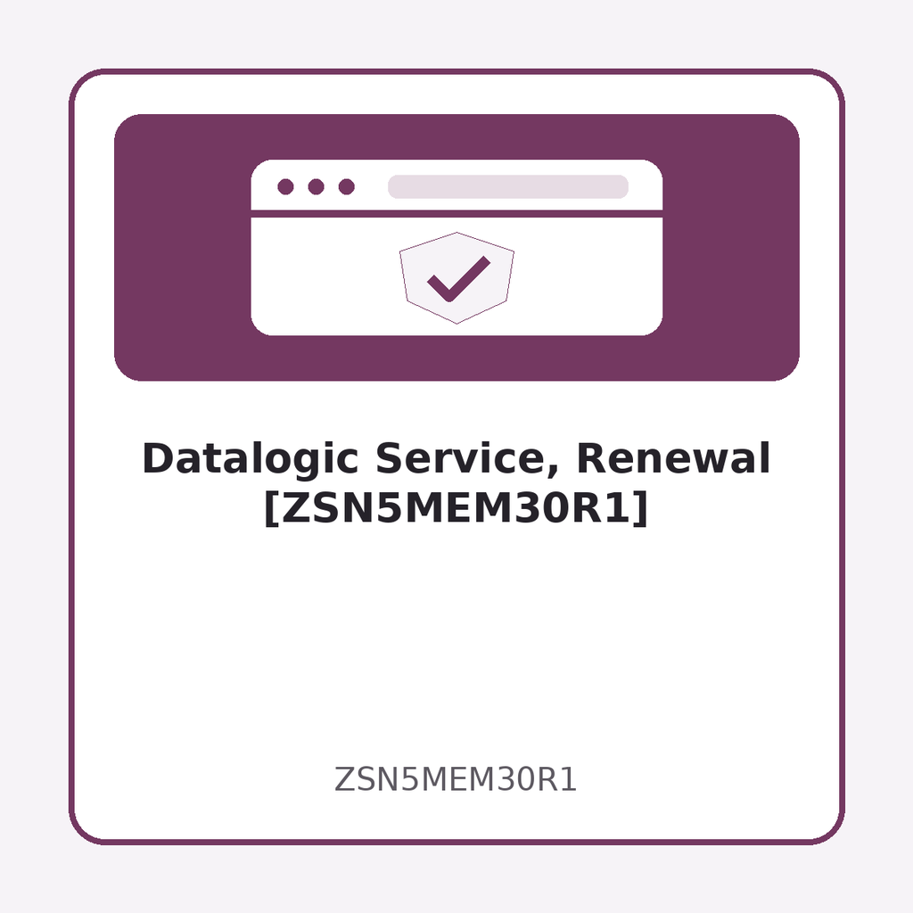 Datalogic Service, Renewal [ZSN5MEM30R1]