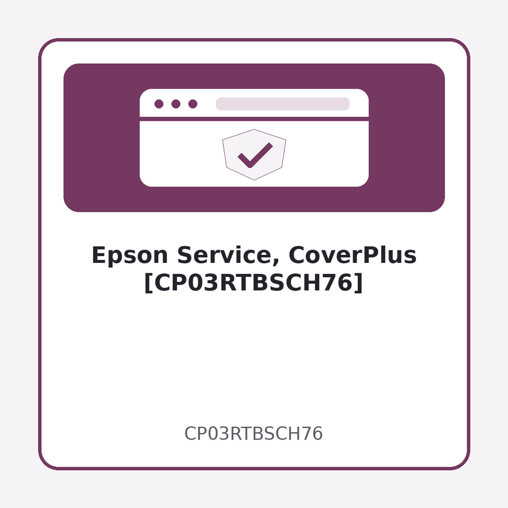 [CP03RTBSCH76] Epson Service, CoverPlus [CP03RTBSCH76]