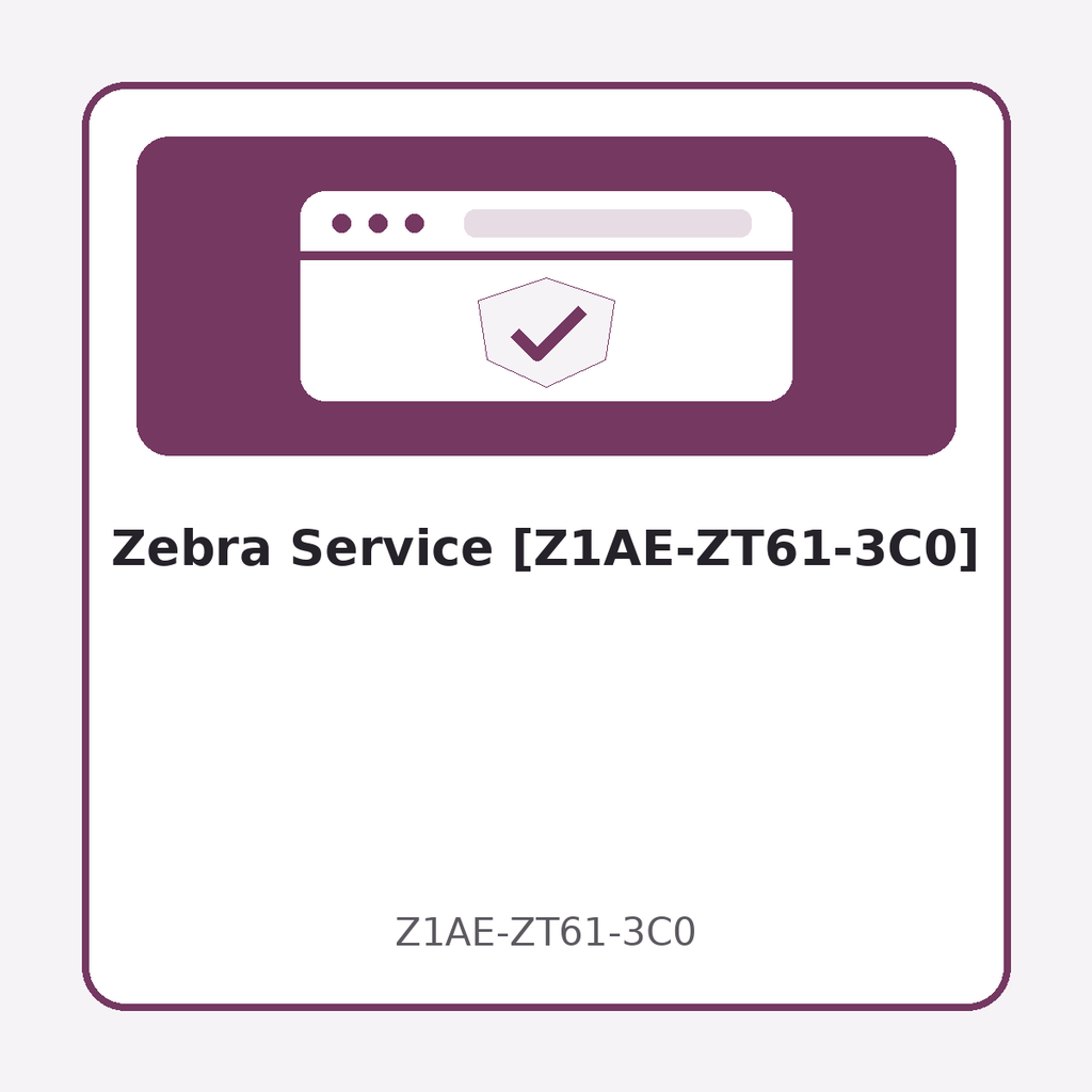 [Z1AE-ZT61-3C0] Zebra Service [Z1AE-ZT61-3C0]
