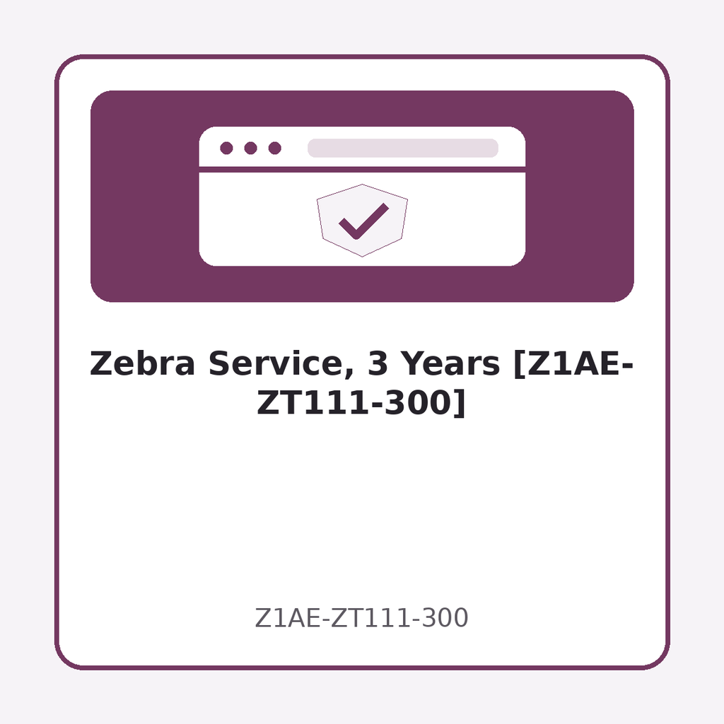[Z1AE-ZT111-300] Zebra Service, 3 Years [Z1AE-ZT111-300]