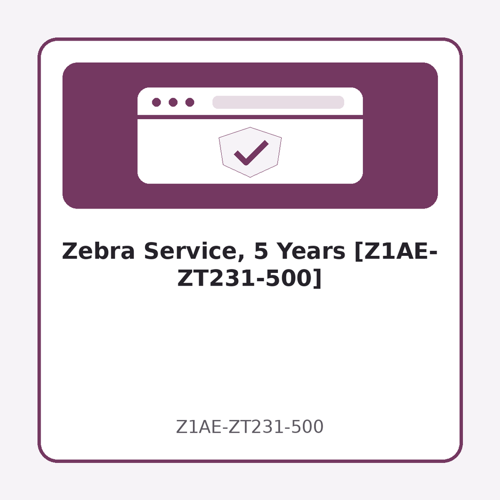 [Z1AE-ZT231-500] Zebra Service, 5 Years [Z1AE-ZT231-500]