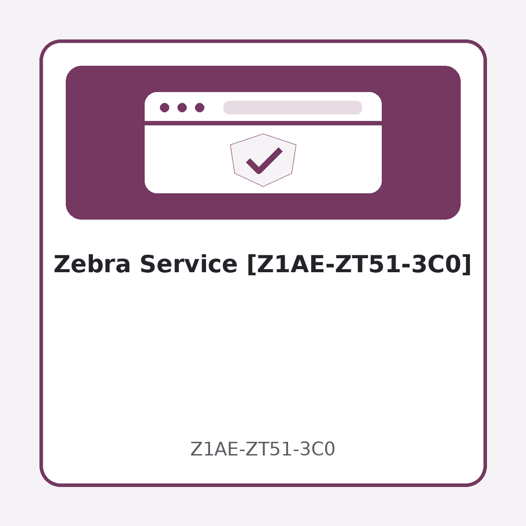 [Z1AE-ZT51-3C0] Zebra Service [Z1AE-ZT51-3C0]