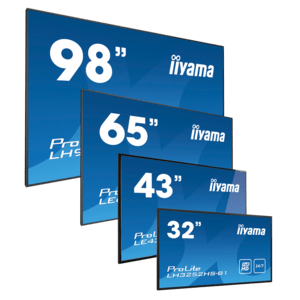 iiyama ProLite LFDs, 80cm (31,5''), Full HD, RS232, Ethernet, Android, kit (RS232), black [LH3254HS-B1AG]