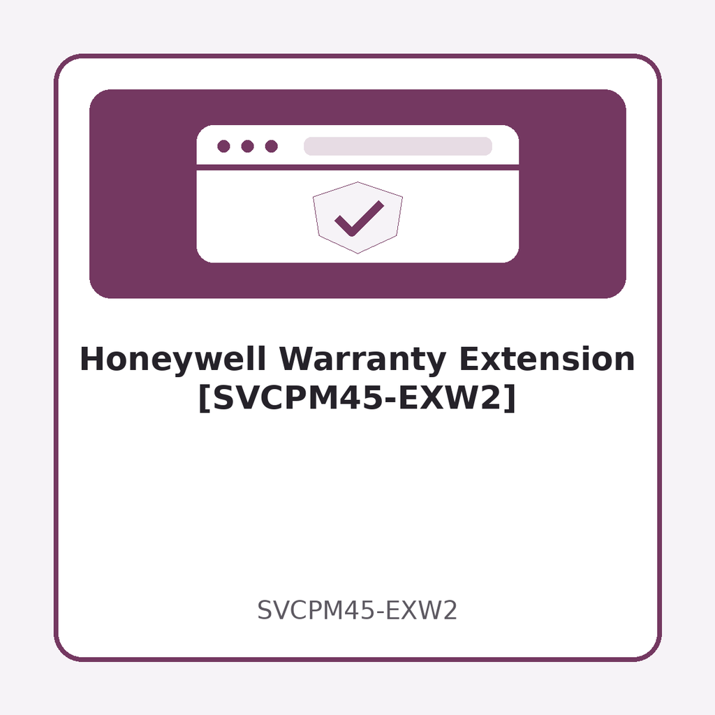 [SVCPM45-EXW2] Honeywell Warranty Extension [SVCPM45-EXW2]
