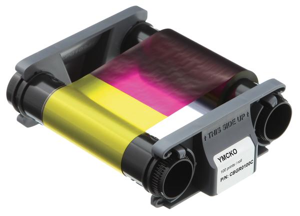 [CBGR0100C] Evolis colour ribbon (YMCKO) [CBGR0100C]