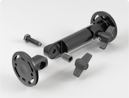 [217124] Double suction cup holder with base mount