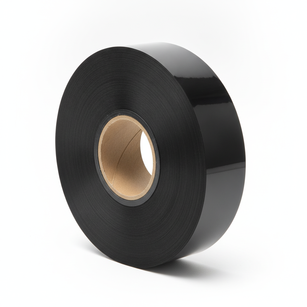 Black resin ribbon (100 mm / mineral oil-resistant)