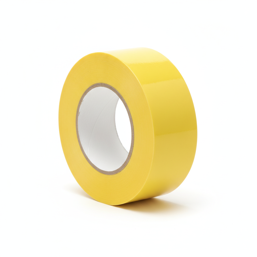 [T4-3008] Premium yellow vinyl tape (100 mm x 42.6 m)