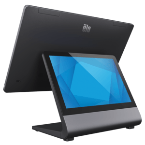 EloPOS Z30, Without CFD, 39.6 cm (15,6''), Projected Capacitive, 10 TP, Full HD, USB, USB-C, poweredUSB, BT, Ethernet, Wi-Fi, QCS6490, Android, GMS, grey