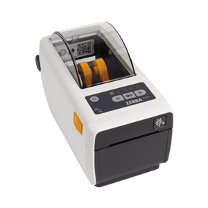 [ZD4AH22-D0EX02EZ] Zebra ZD411-HC, 8 dots/mm (203 dpi), RTC, USB, USB Host, BT, Wi-Fi, EPLII, ZPLII, kit (USB), white