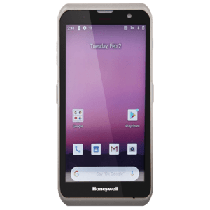 Honeywell EDA5S, 2Pin, Android mobile computer, 5.5" display, 4GB RAM, 64GB storage, NFC, Wi-Fi 5, Bluetooth 5.0, 4G LTE, IP67, 13MP rear and 5MP front cameras, 3060mAh battery