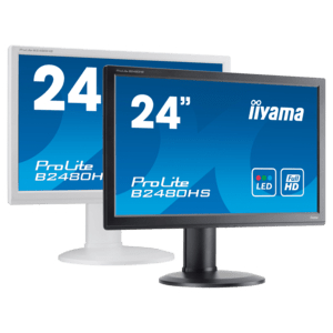 iiyama ProLite XB2497HSN-B1, 23.8", 16:9, 1920x1080 pixels, 1500:1, 350 cd, 178/178°, 1ms, Display Port, HDMI, USB, VESA, black