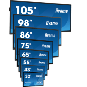 iiyama ProLite TF5539AS-B1AG, 24/7, 138.6cm (54.6''), Projected Capacitive, 4K, USB, RS232, Ethernet, Android, kit (USB)