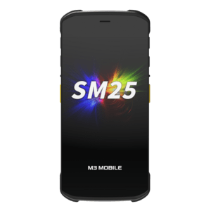 [SM250E-WFCFSS-HF] M3 Mobile SM25, 6" FHD+ display, 2.4GHz octa-core, 8GB RAM, 128GB storage, 2D SE5500 imager (smart focus), Wi-Fi 6E, Bluetooth 5.3, NFC, 4000mAh hot-swappable battery, IP67, MIL-STD-810H, black.