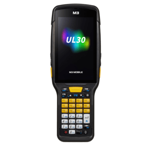 [U30W0E-ULRFRS-HF] M3 Mobile UL30: 5" FHD, Android, 8GB RAM, 128GB Flash, SE5800 2D Imager, 28 keys (Numeric), Wi-Fi ac, Bluetooth 5.3, NFC, IP67, 6700mAh hot-swap battery.