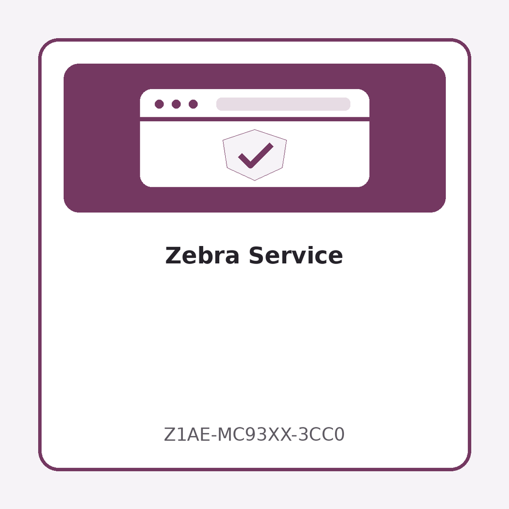 [Z1AE-MC93XX-3CC0] Zebra Service