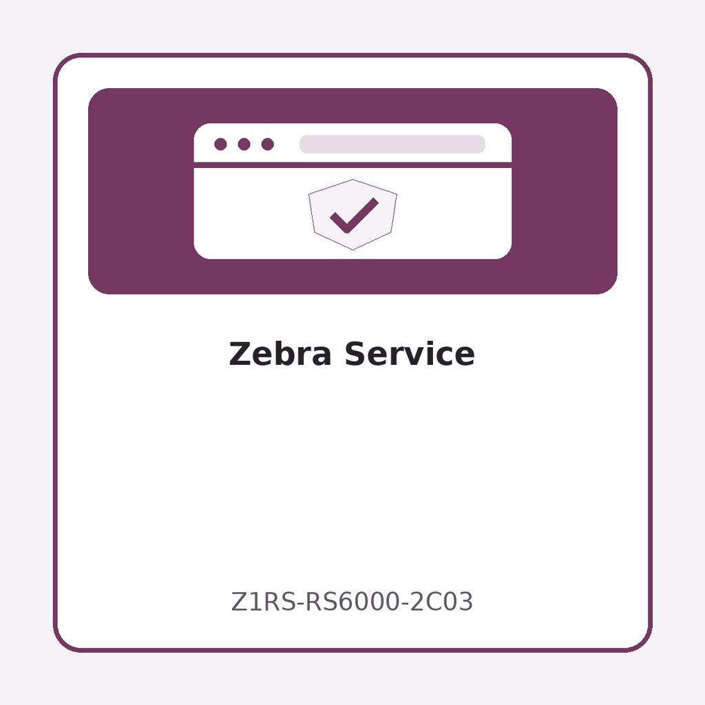 [Z1RS-RS6000-2C03] Zebra Service