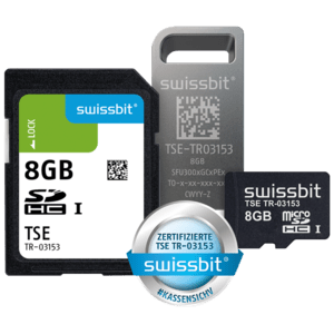 Swissbit TSE, USB-Stick, 8 GB, vereinzelt
