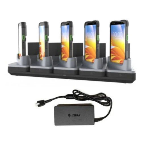 Zebra charging station, 5 slots