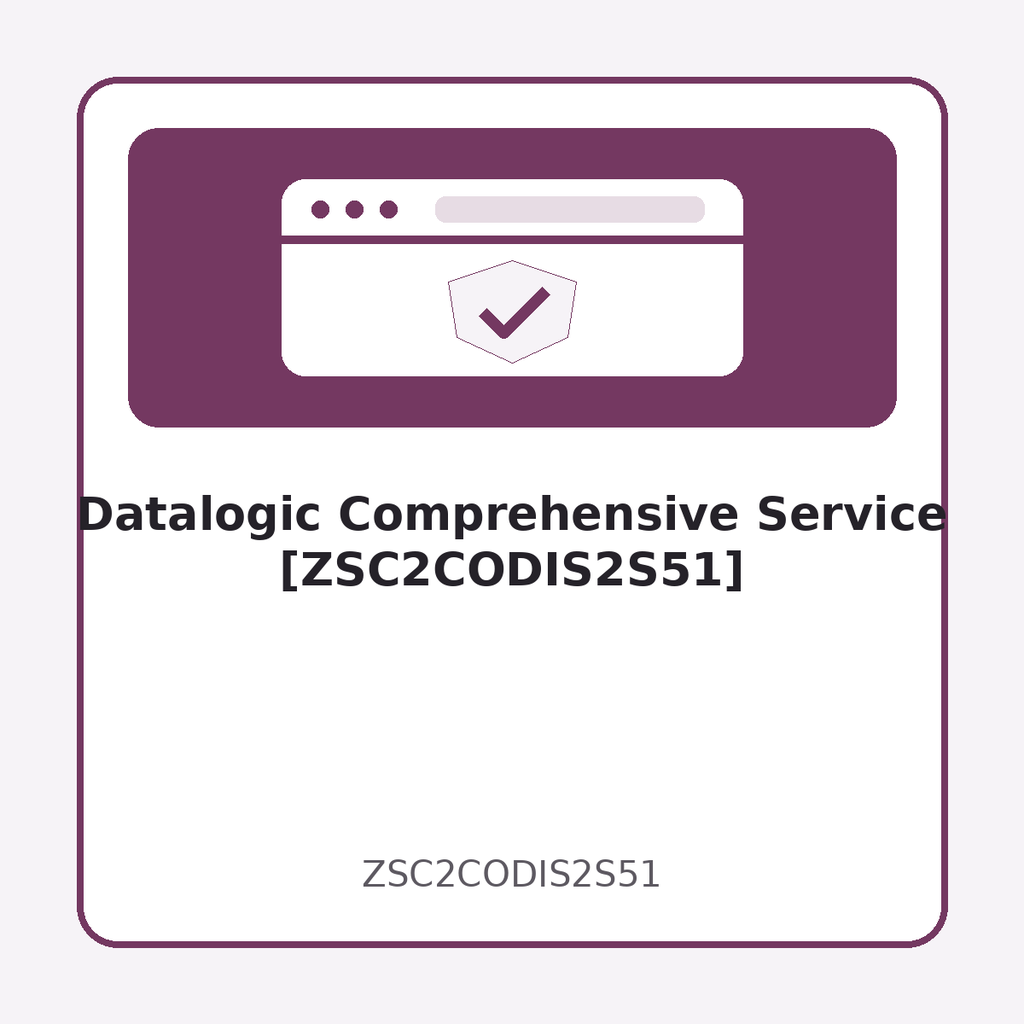 [ZSC2CODIS2S51] Datalogic Comprehensive Service [ZSC2CODIS2S51]