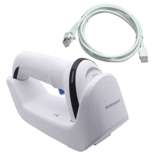 [GM4200-WH-433K1] Datalogic Gryphon GM4200, 1D, kit (USB), white [GM4200-WH-433K1]