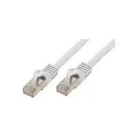 [patch2w2] Patch cable, shielded, clear white [patch2w2]