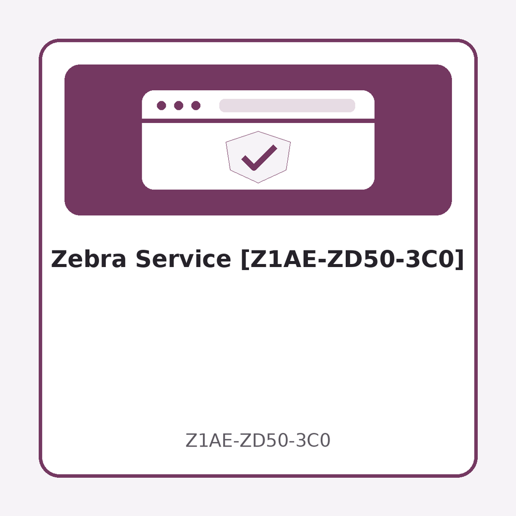 [Z1AE-ZD50-3C0] Zebra Service [Z1AE-ZD50-3C0]