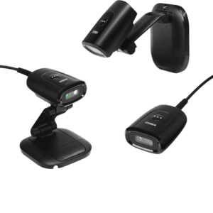[DS5502-SR4US70MMZW] Zebra DS55, compact stationary high-performance scanner, 2D, Area Imager, standard range, USB, RS232, IP54, desk-/wall holder stand, black