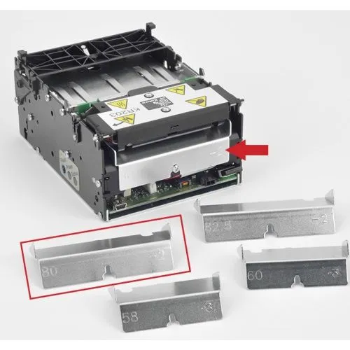 [01970-080-3] Zebra paper guide, 80 mm [01970-080-3]